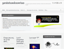Tablet Screenshot of garabateandosonrisas.com